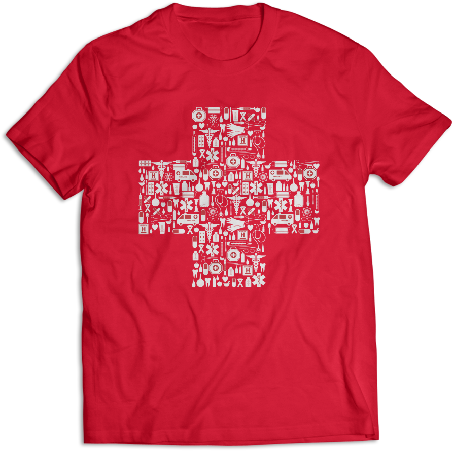 T Shirt Design Nurse (900x1089), Png Download