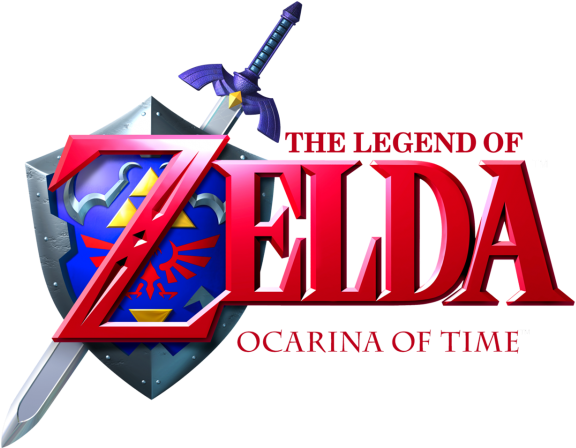 Speed Runners Smash Through Ocarina Of Time In 18 Minutes, - Legend Of Zelda Ocarina Of Time 3d Logo (600x447), Png Download