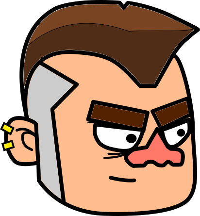 Simple Character Inspired From My Udemy Teacher Istvan (412x445), Png Download