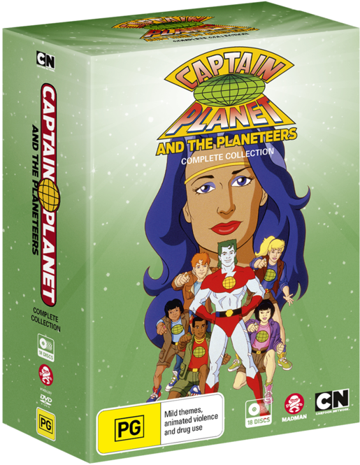 Captain Planet Complete Collection - Captain Planet Complete Collection Dvd (516x724), Png Download