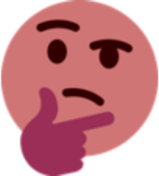 Thinking Face Emoji Know Your Meme - Discord Thinking Emoji Original (600x600), Png Download