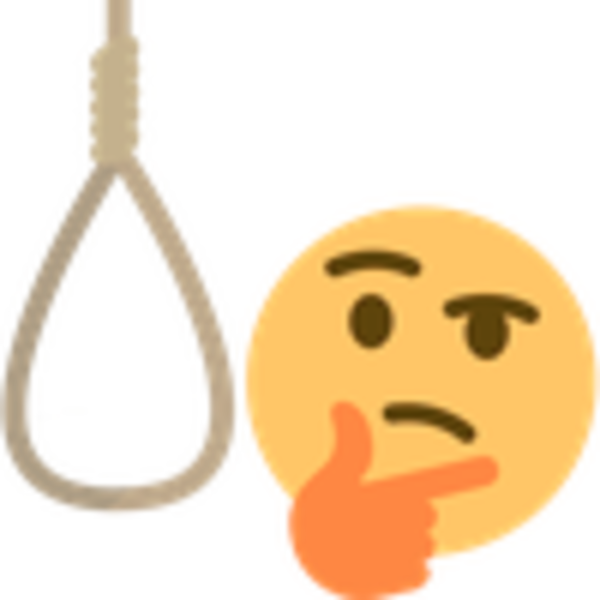 Thinking Face Emoji Know Your Meme - Thinking Suicide Emoji (600x600), Png Download