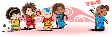The Last Planeteer Captain Planet & Avatar Mash Up - Avatar The Last Airbender Heart (472x447), Png Download