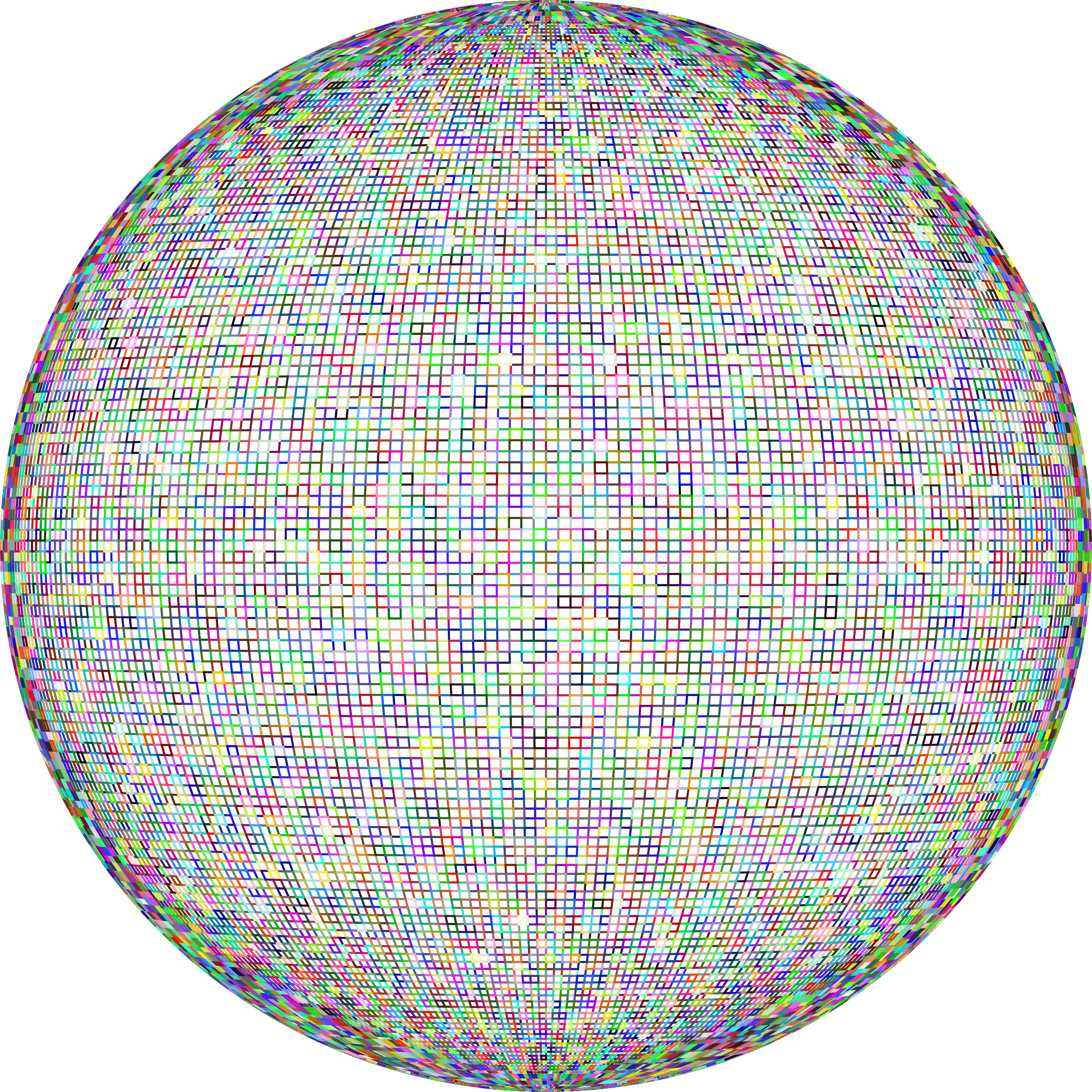 Prismatic Wireframe No Background Big Image Png (2344x2344), Png Download