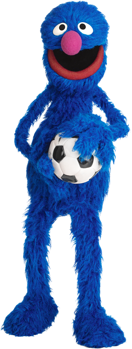 Sesame Street On Twitter - Grover Sesame Street Png (463x1200), Png Download