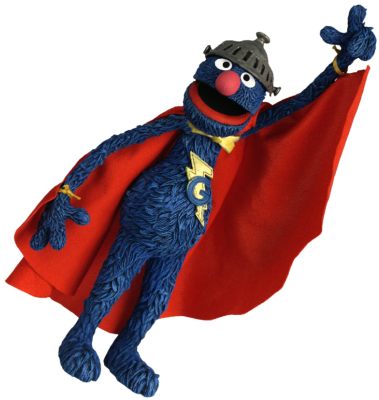 Grover - Cartoon (400x400), Png Download