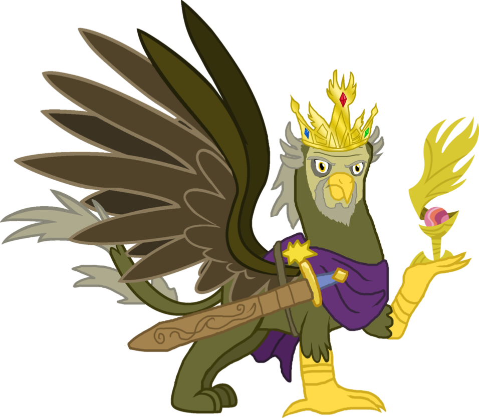 King Grover - My Little Pony Griffon King (956x835), Png Download