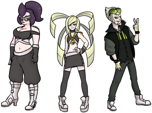4 - Pokemon Lusamine Team Skull (500x370), Png Download