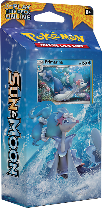 Sun & Moon Theme Deck Bright Tide - Pokemon Tcg Sun And Moon Theme Decks (528x704), Png Download
