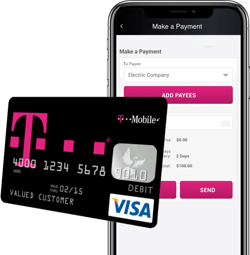 Mobile Money By T-mobile - Credit Card (978x996), Png Download