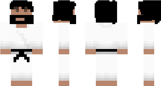 Minecraft Skin Grover - Minecraft (600x348), Png Download