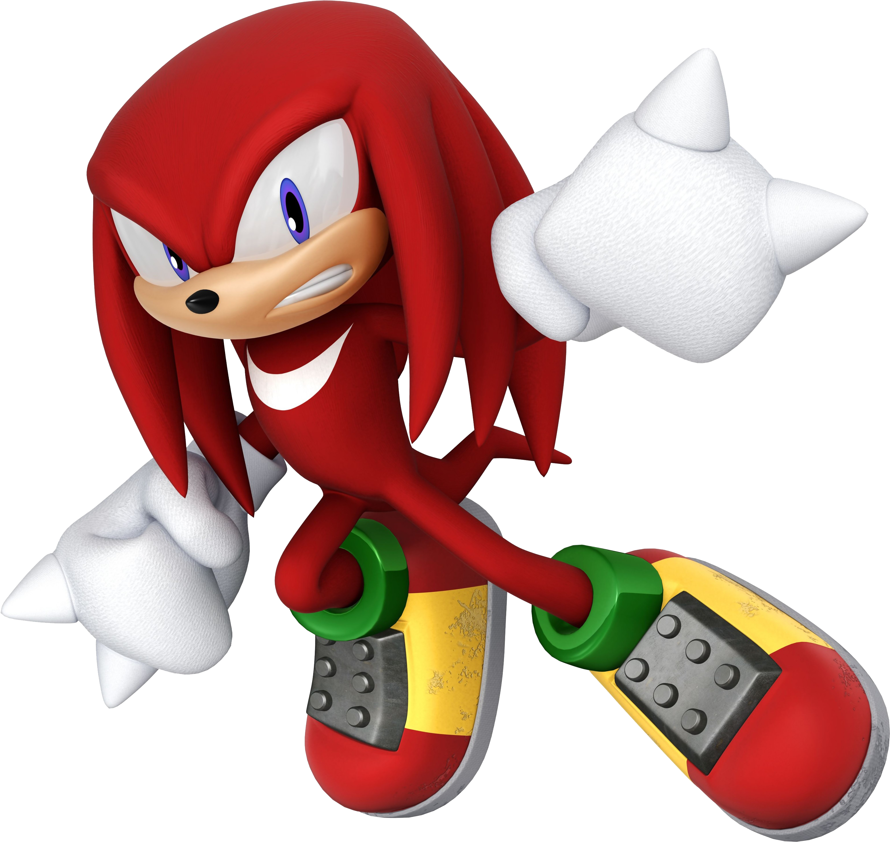 Socialcompare - Knuckles The Echidna (3516x3026), Png Download