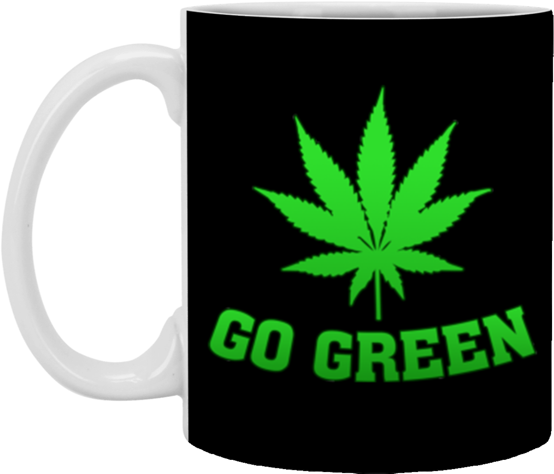 Go Green Weed T Shirt Vape Nation Marijuana Leaf 420 - Fast Food Vs Marijuana (1155x1155), Png Download
