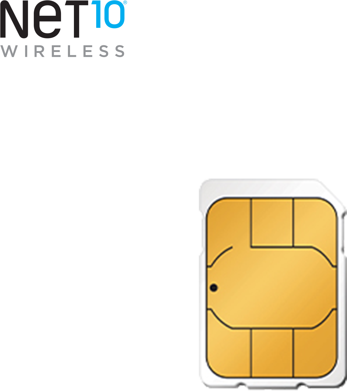Net10 T-mobile Compatible Nano Sim Activation Kit - Net 10 Activation Kit - For Gsm Phones (2000x2000), Png Download