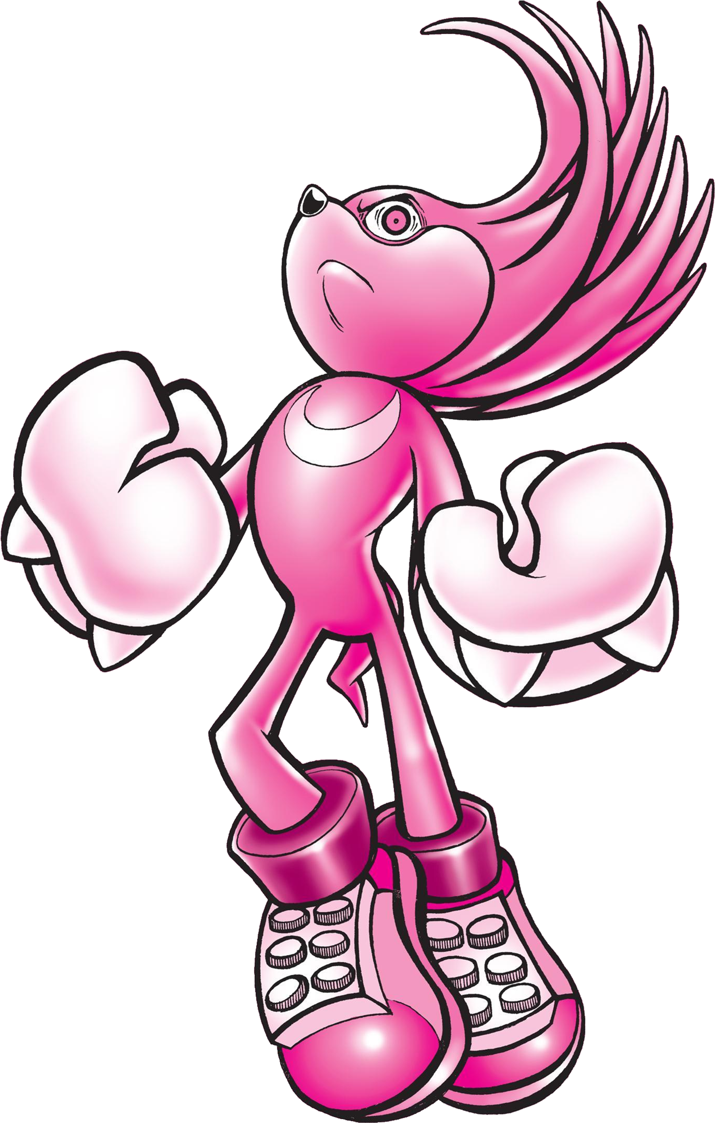 Hyper Knuckles Archie Sonic News Network Fandom Powered - Archie Knuckles Feats (2555x3954), Png Download