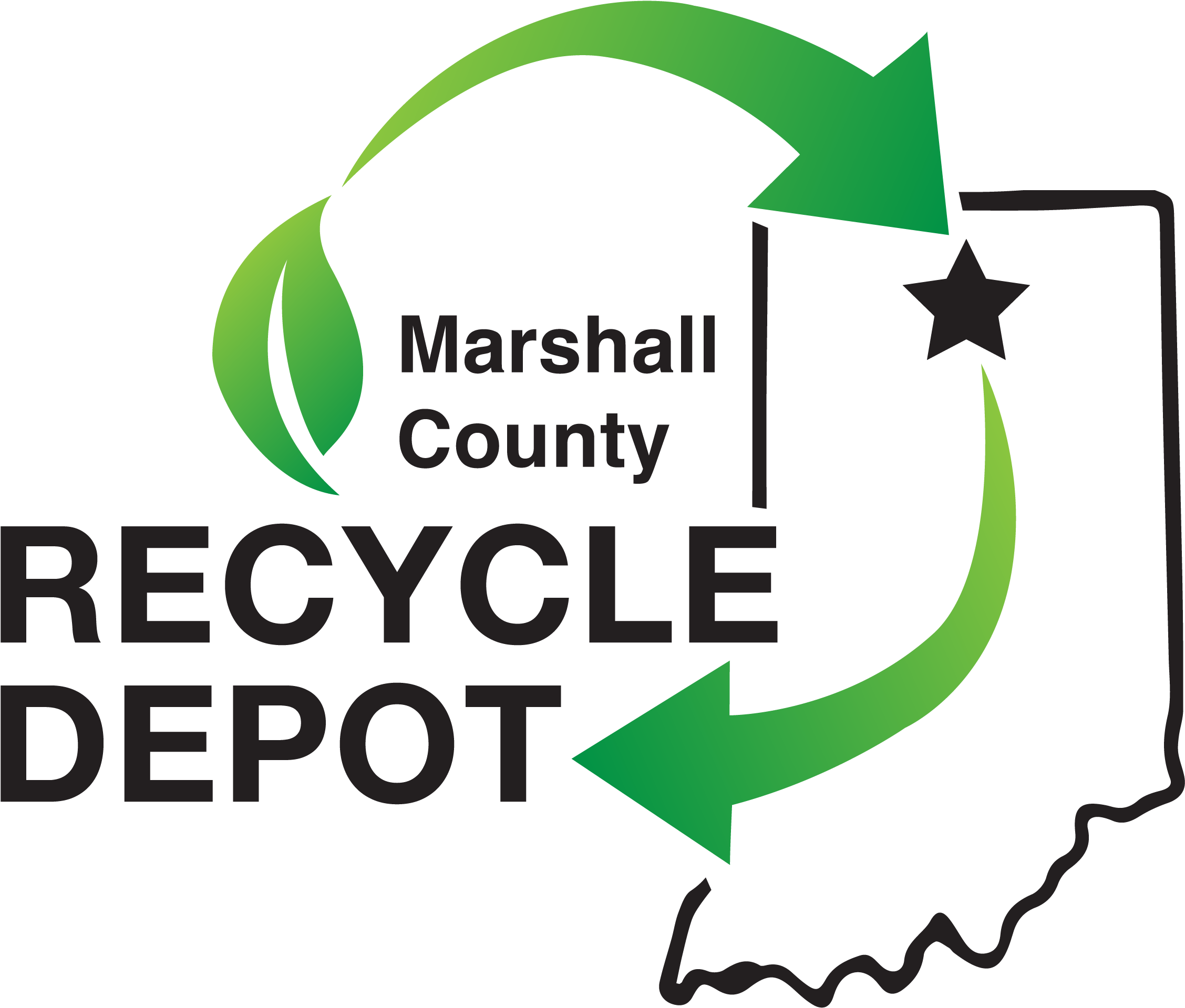 Marshall County Solid Waste Management District - Graphic Design (3340x2422), Png Download