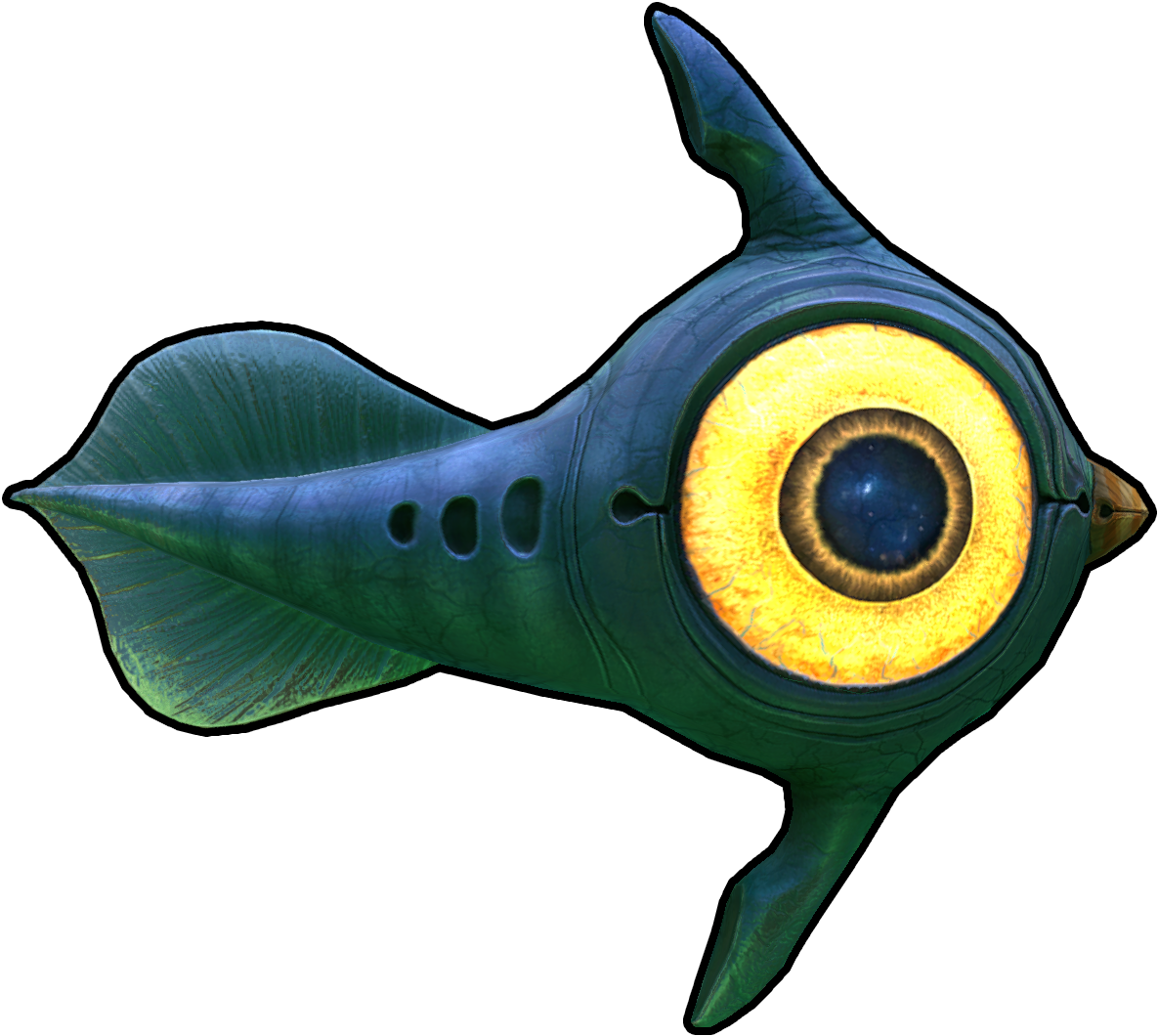 Subnautica Peeper Png (1423x1089), Png Download