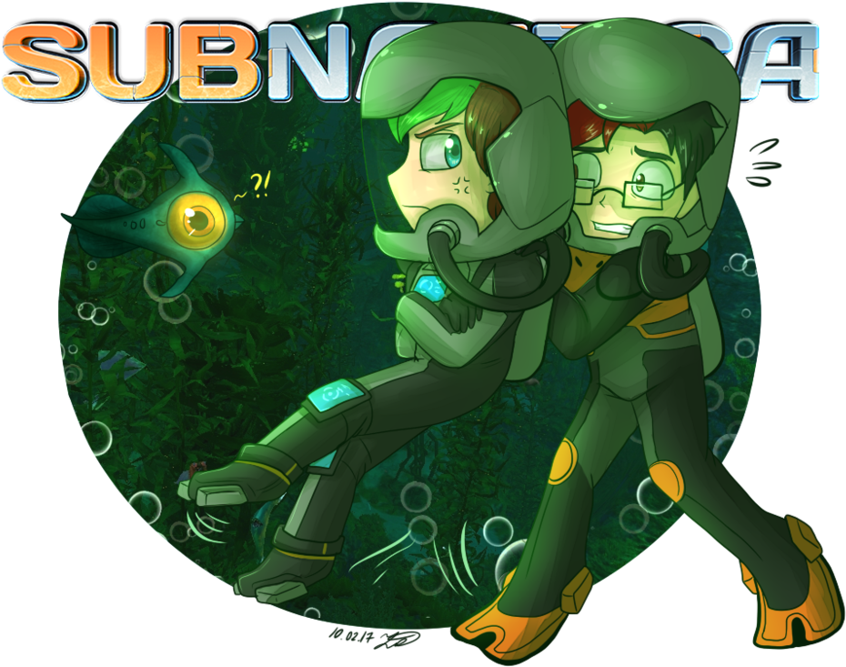 Jack And Mark - Markiplier And Jacksepticeye Subnautica (999x799), Png Download