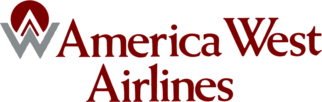 America West A American Airlines Logo Png - America West Airlines Logo (1085x345), Png Download