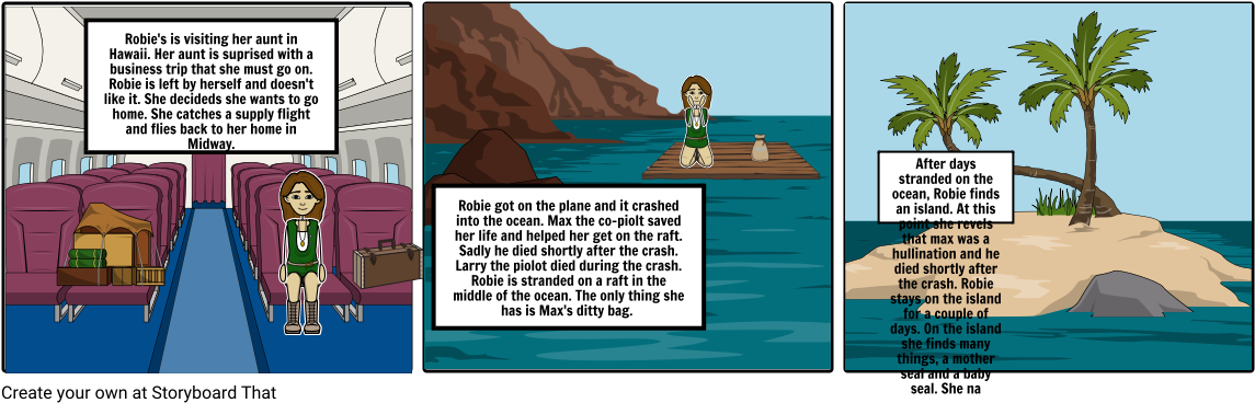 The Raft - Cartoon (1164x385), Png Download