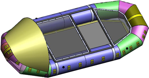 Jack's Plastic Welding Builds Custom Rafts - Custom Raft (530x294), Png Download