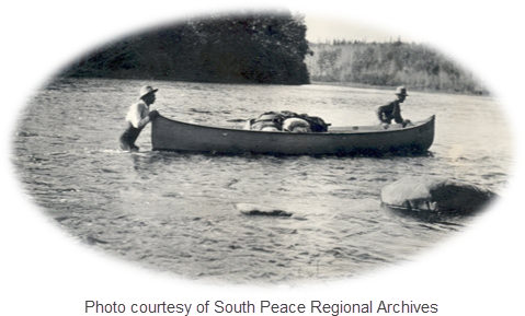 As He Drew Near He Saw It Was A Raft, Right Enough - Peace River (480x300), Png Download
