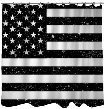 Grunge Monochrome United States Of America Flag - Border Between France And Spain (400x400), Png Download