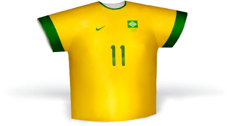 2012 - Uniforme Do Brasil Png (785x286), Png Download