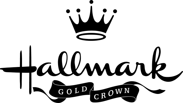 Download Png - - Hallmark Gold Crown Logo (640x363), Png Download