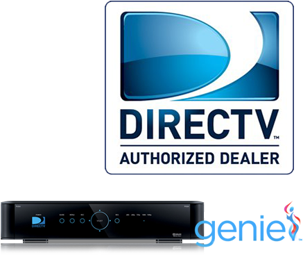 Watch Directv Everywhere With Geniego • True Whole-home - Direct Tv Authorized Logo (450x460), Png Download
