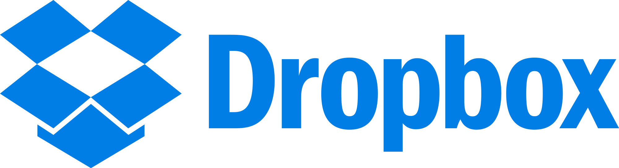 Open - Dropbox Logo Png (2000x545), Png Download