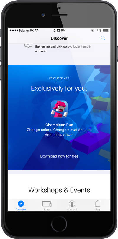For Those Who Are Wondering What Chameleon Run Is All - Apple Store Download App Screen (450x868), Png Download