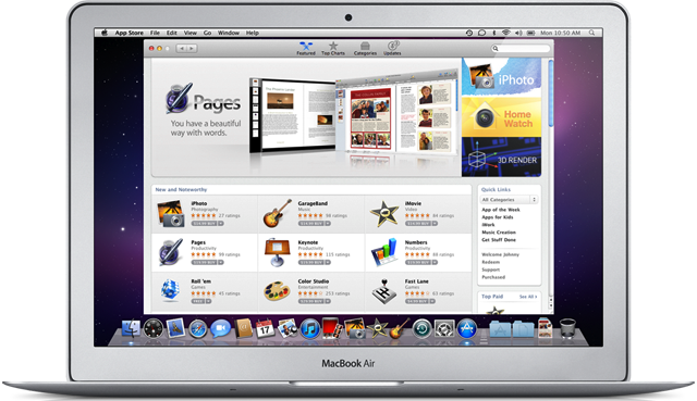 Apple Shuttering Os X Download Site On Jan 6 As Mac - Os X App Store (640x369), Png Download