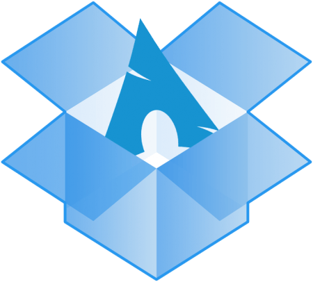 Dropbox Command Line Arch Linux - Dropbox (450x406), Png Download