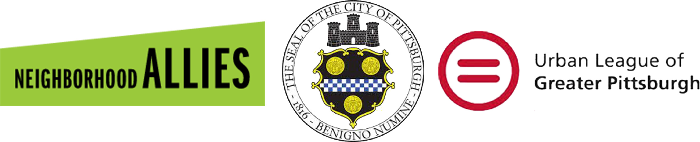 The Partners Listed Above, Along With Technical Assistance - Seal Of Pittsburgh - Tote Bags (2400x600), Png Download