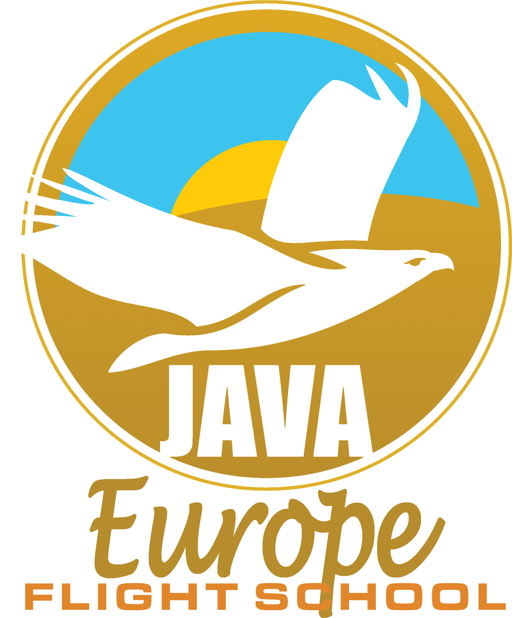Java Europe Flight School - Flight Training (2441x2505), Png Download
