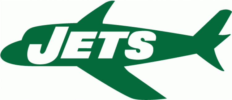 New York Jets Iron Ons - New York Jets Plane Logo (750x930), Png Download