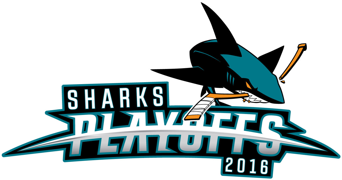 Sharks 2016 Playoffs Logo (1478x773), Png Download