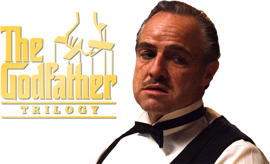 The Godfather Collection Movie - Marlon Brando Godfather (1000x562), Png Download