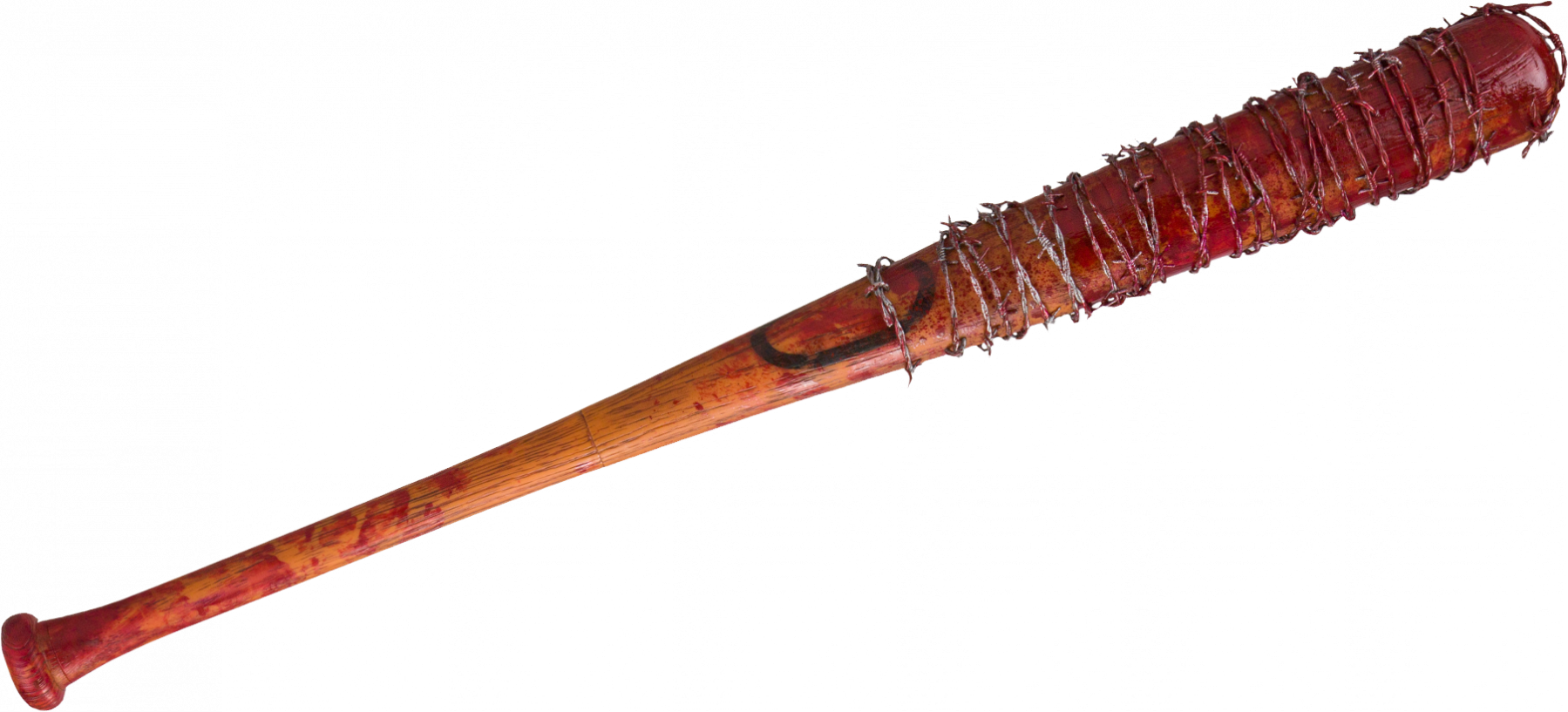 The Walking Dead - Walking Dead Lucille Bloody (1799x817), Png Download