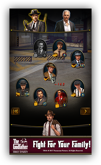 6 - Godfather Family Dynasty Characters (332x542), Png Download