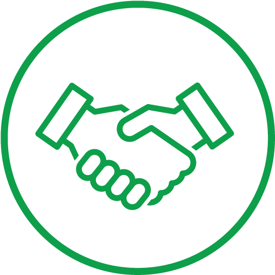 So In The Battle Of Which New-era Taxi Company Did - Partnership Icon Png White (583x583), Png Download