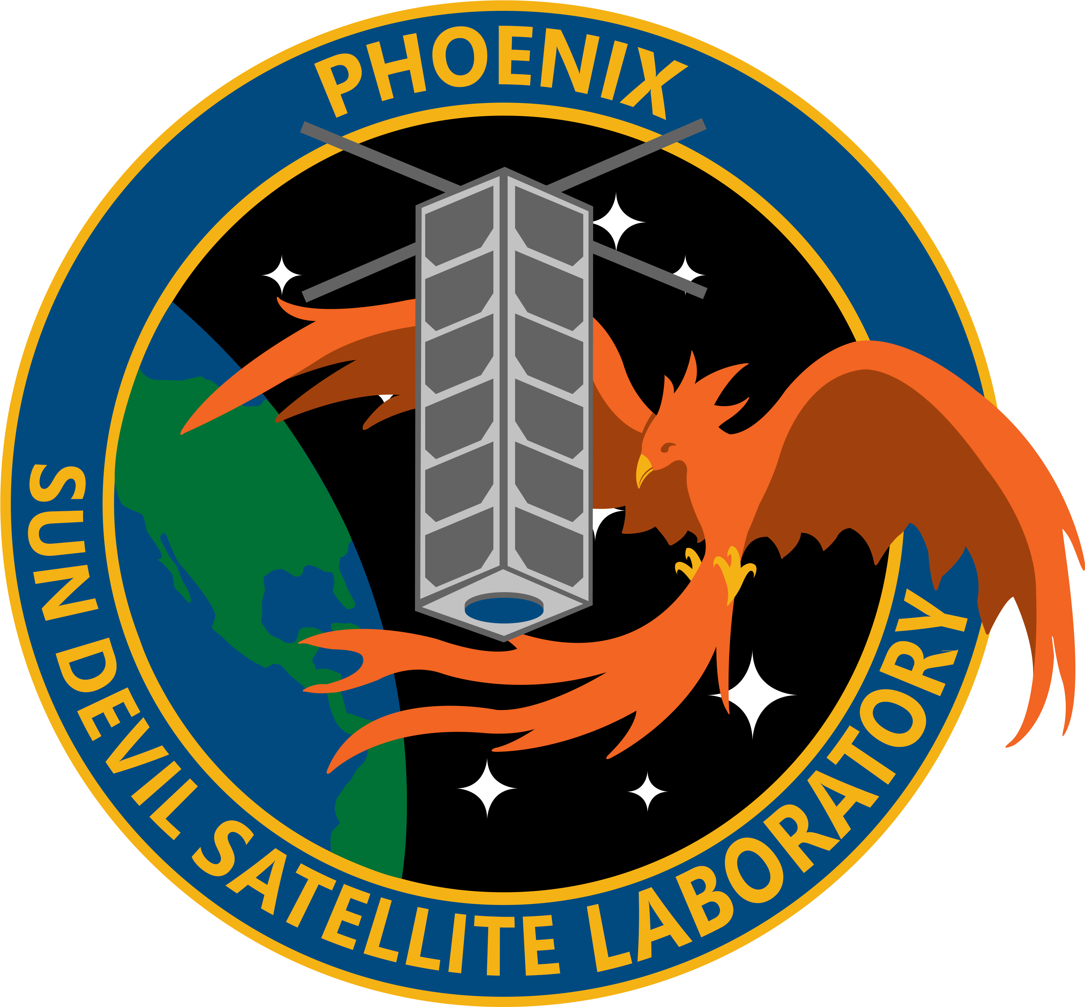 Phoenix Mission Emblem - Sun Devil Auto (4096x4096), Png Download