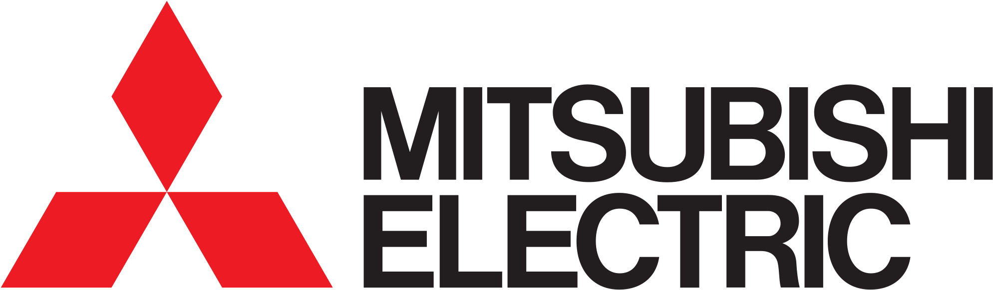 Mitsubishi - Mitsubishi Electric Logo (2000x593), Png Download