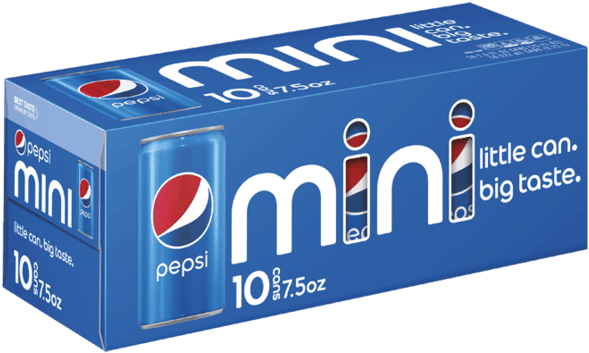 Dollar General - Pepsi 10 Pack Mini Cans (348x348), Png Download