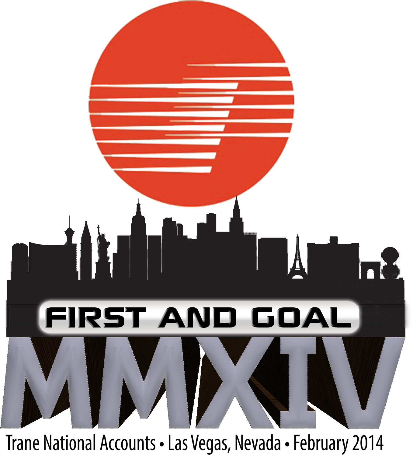 Trane National Accounts Logo For A Las Vegas Super - Las Vegas (1500x1500), Png Download