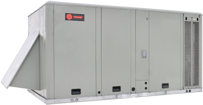 Trane Commercial Hvac Products - Trane Commercial Air Conditioner (430x390), Png Download