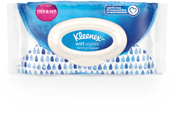 Kleenex Wet Wipes Germ Removal (424x365), Png Download