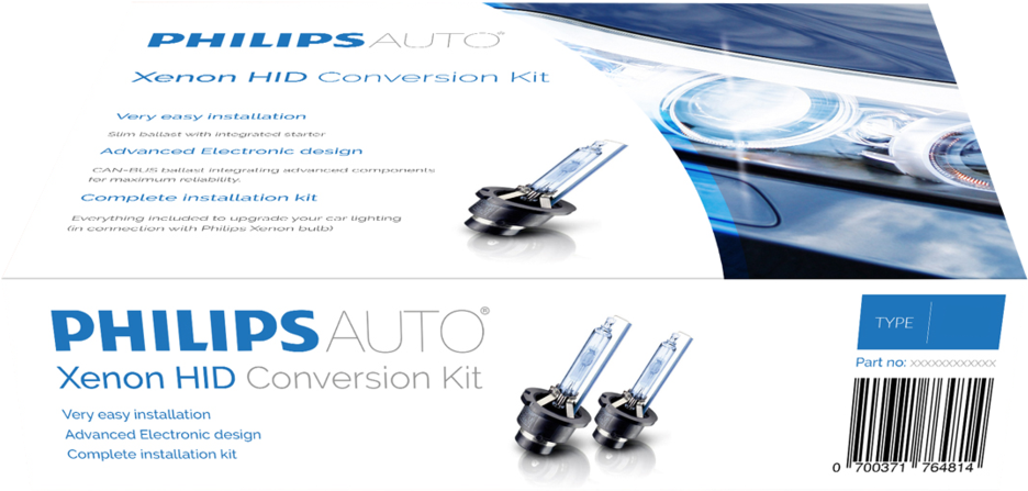 Philips Xenon Hid Conversion Kit - Philips (1024x566), Png Download
