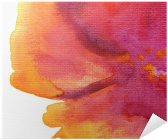 Abstract Watercolor Painted Background Poster • Pixers® - Gallery Direct Liliia Rudchenko's 'orange And Muave (400x400), Png Download